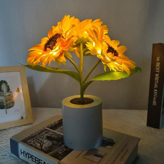 Sunflower Glow Night Lamp